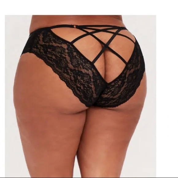 3 for $30 TORRID PANTY SALE-NWT SNAKESKIN PRINT & LACE BACK HIPSTER SIZE 2X 0083 - Picture 2 of 9
